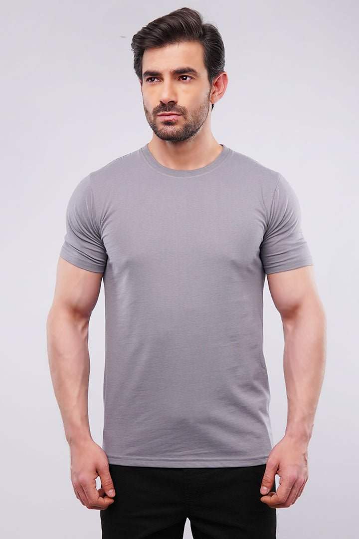 Basic Crew Neck - Dark Grey - Mendeez PK