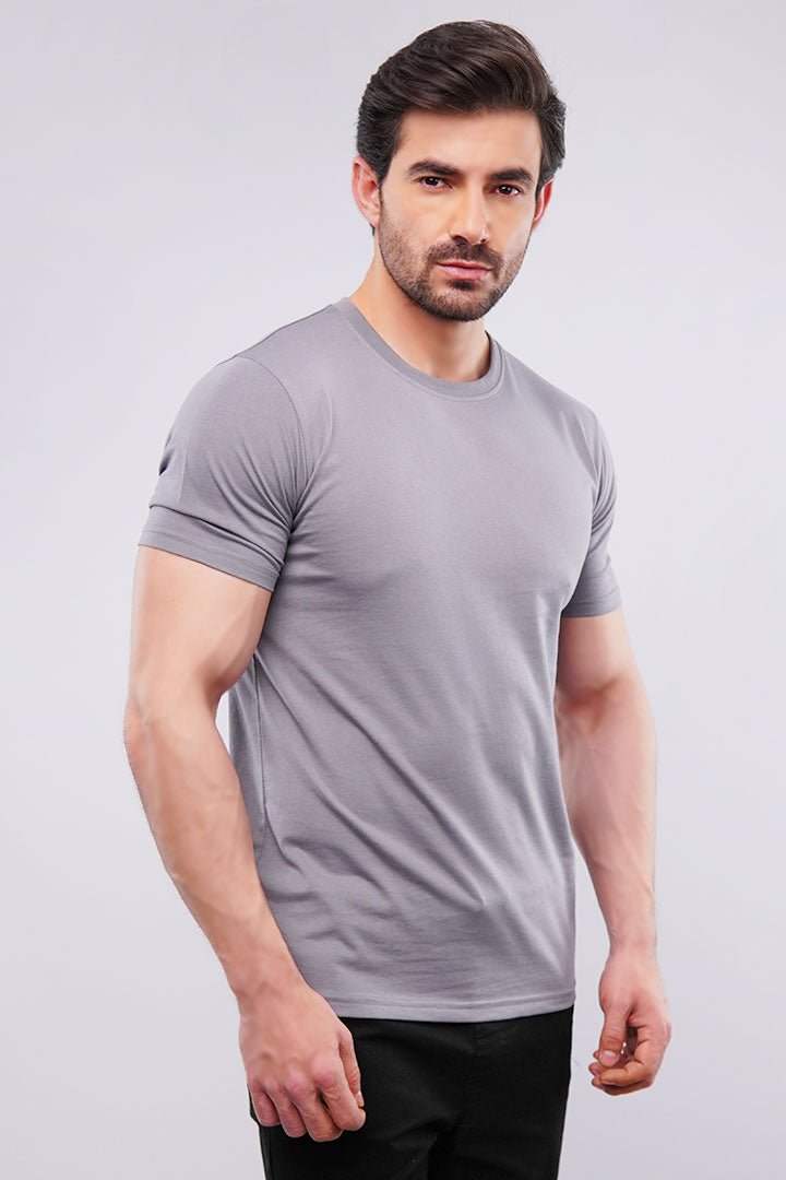 Basic Crew Neck - Dark Grey - Mendeez PK