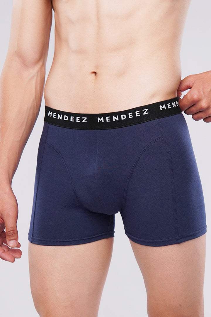 Jacquard Boxer Briefs - Pack of 3 (Black, Charcoal, Navy) - Mendeez PK