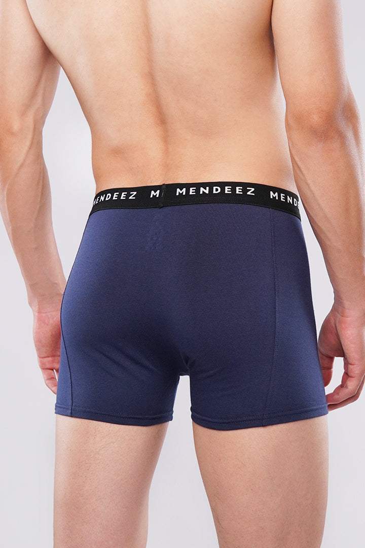 Jacquard Boxer Briefs - Pack of 3 (Black, Charcoal, Navy) - Mendeez PK