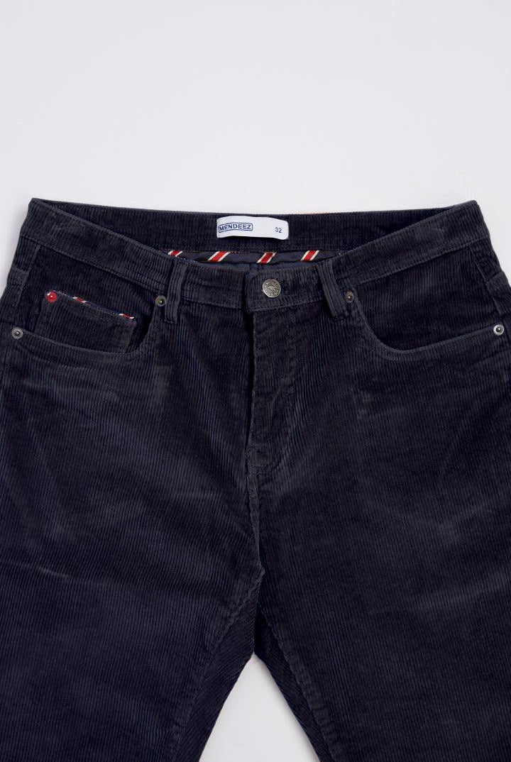 Midnight Navy Corduroy Pants - Mendeez PK