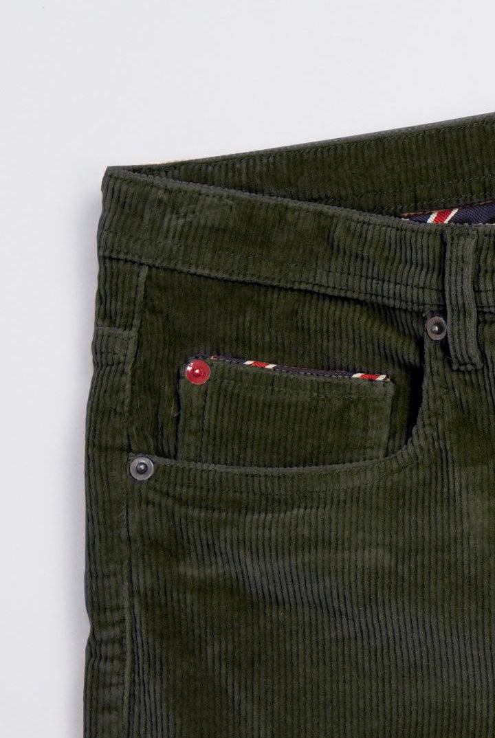 Forest Green Corduroy Pants - Mendeez PK