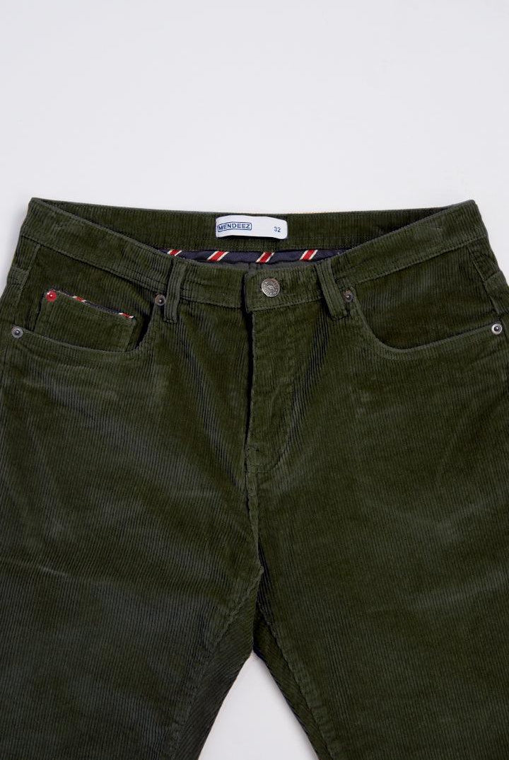 Forest Green Corduroy Pants - Mendeez PK