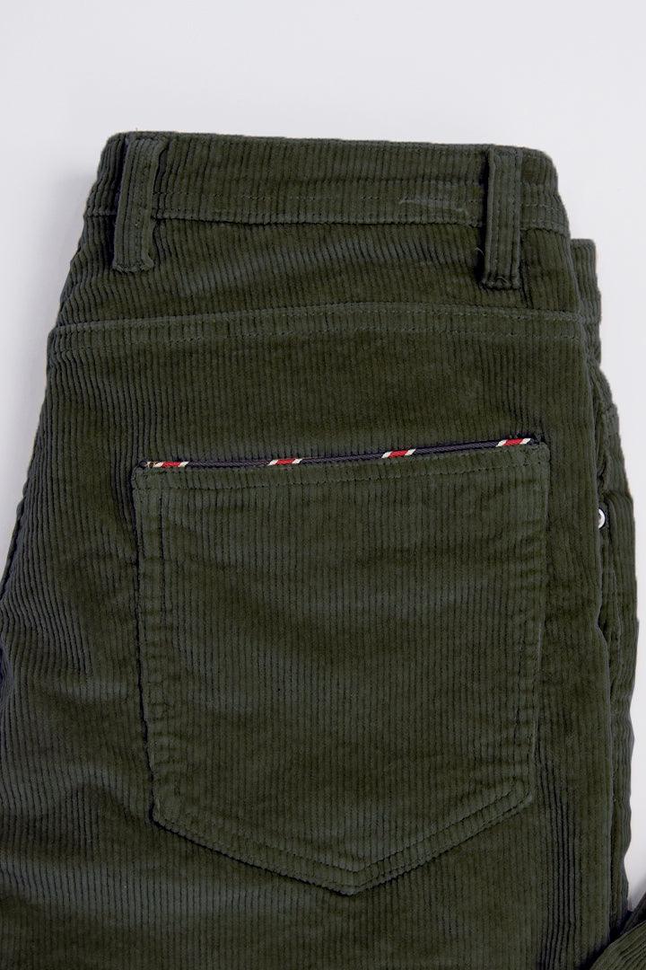 Forest Green Corduroy Pants - Mendeez PK