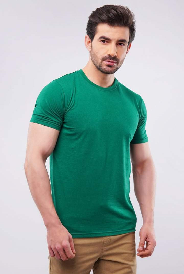 Basic Crew Neck - Oxford Green - Mendeez PK