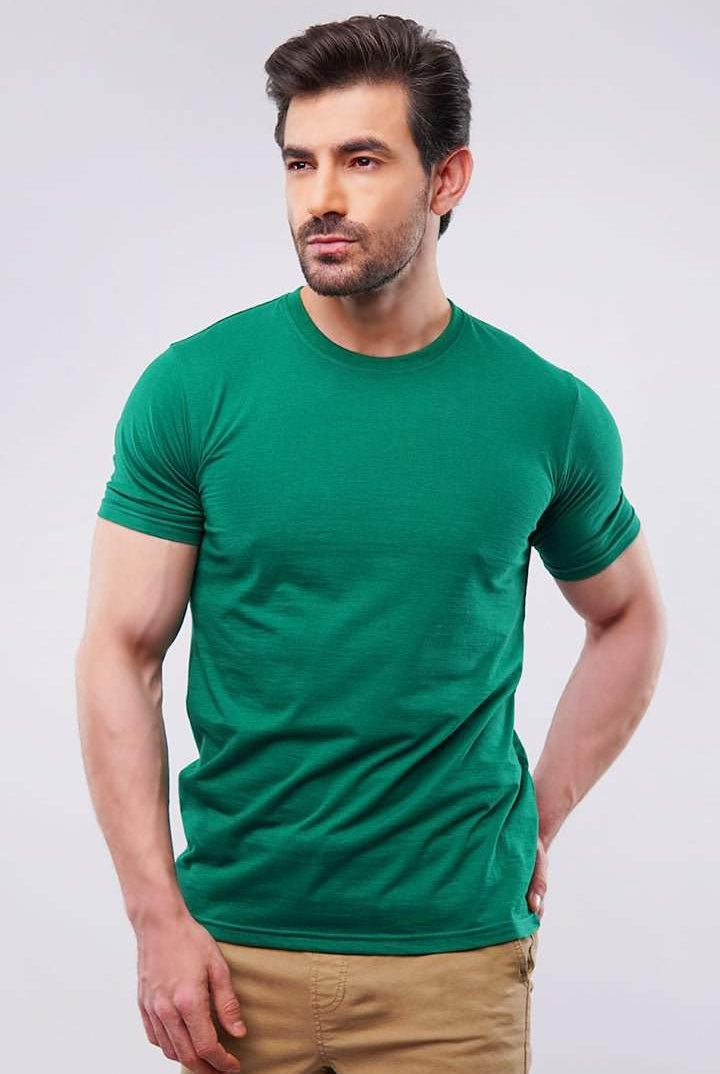 Basic Crew Neck - Oxford Green - Mendeez PK