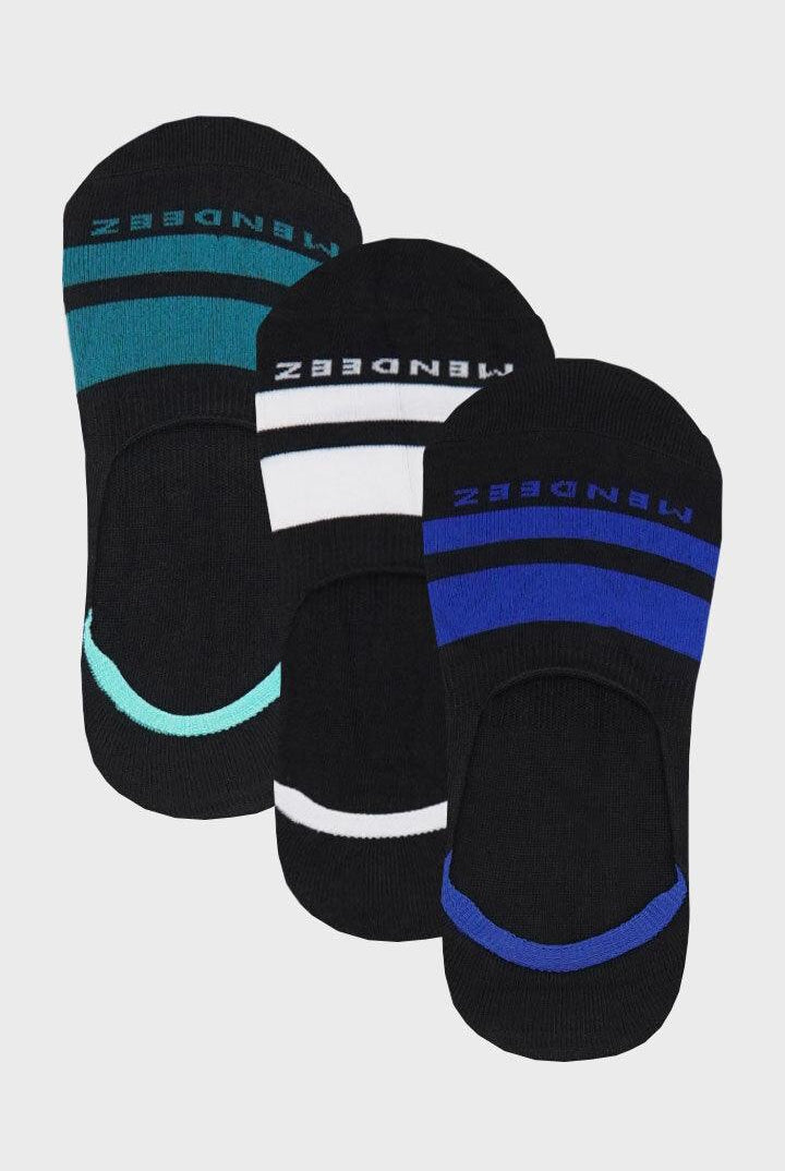 Bold No Show Socks - 3 Pack - Mendeez PK