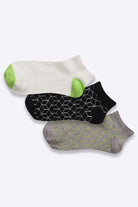 Rubix Ankle Socks - Pack of 3 - Mendeez