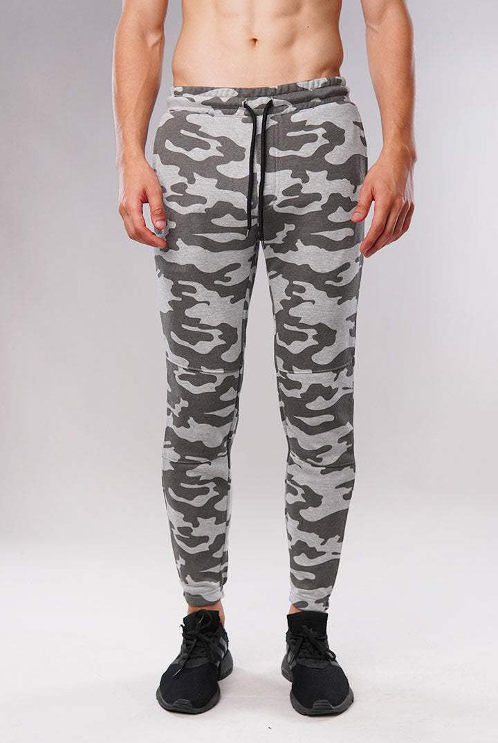 Grey Camo Cut and Sew Jogger Pant - Mendeez PK