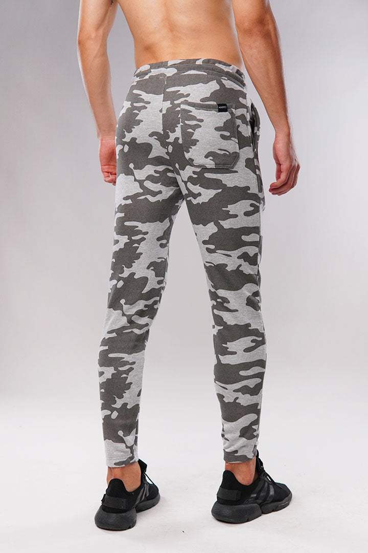 Grey Camo Cut and Sew Jogger Pant - Mendeez PK