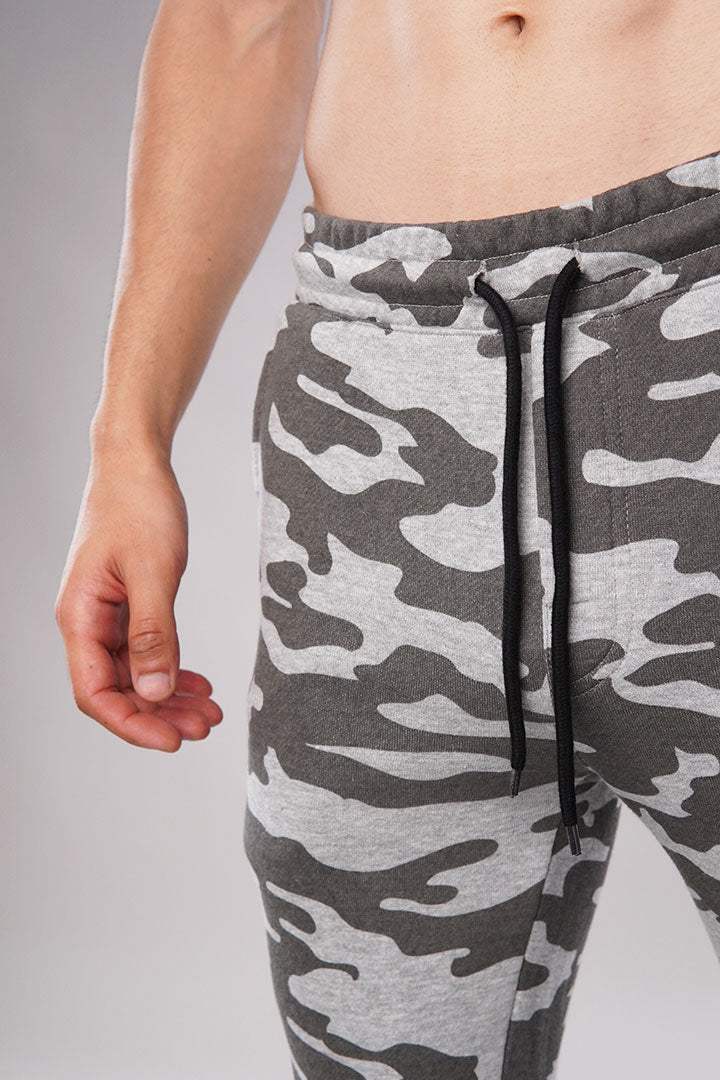 Grey Camo Cut and Sew Jogger Pant - Mendeez PK