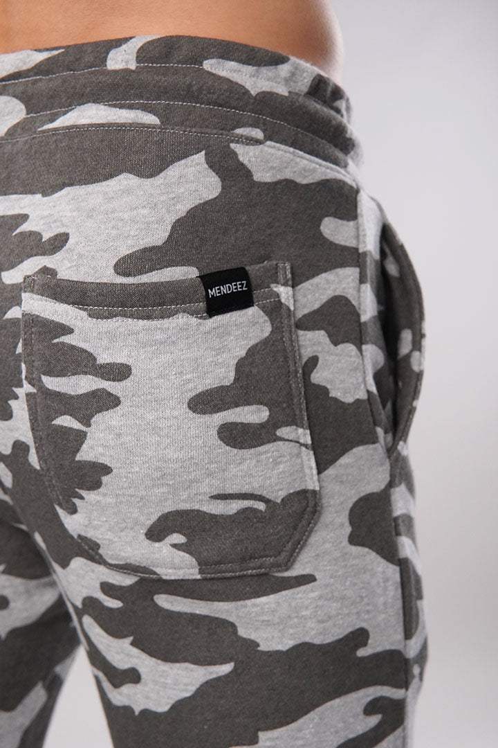 Grey Camo Cut and Sew Jogger Pant - Mendeez PK