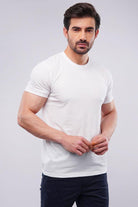 Basic Crew Neck - White - Mendeez PK