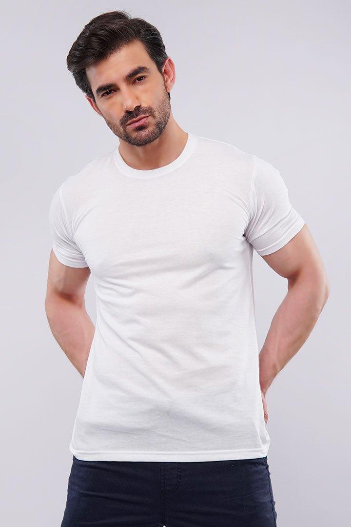 Basic Crew Neck - White - Mendeez PK