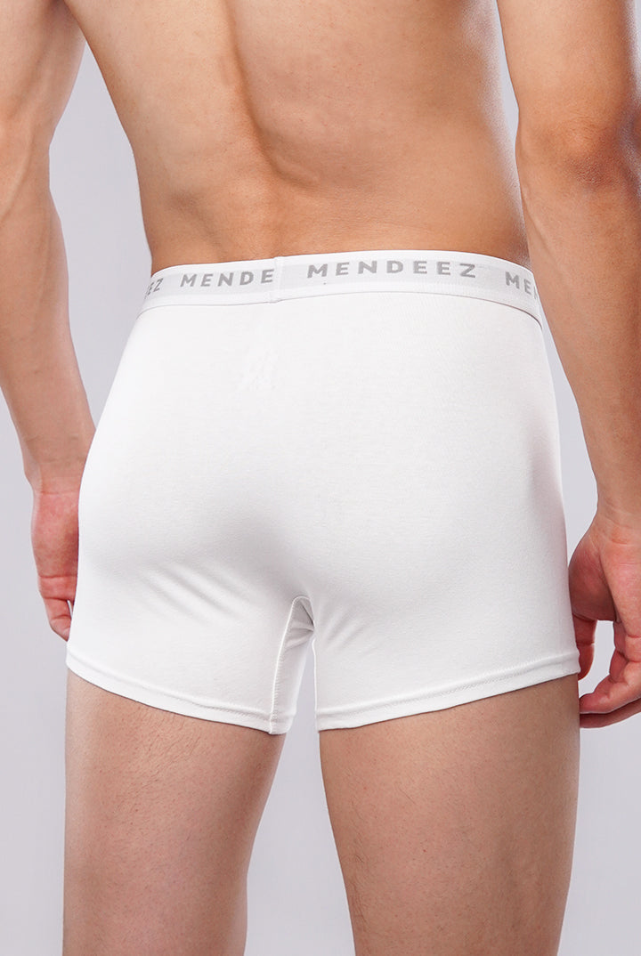 Classic White Boxer Trunks - Mendeez PK
