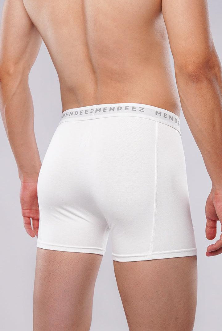 Sleek White Boxer Briefs - Mendeez PK