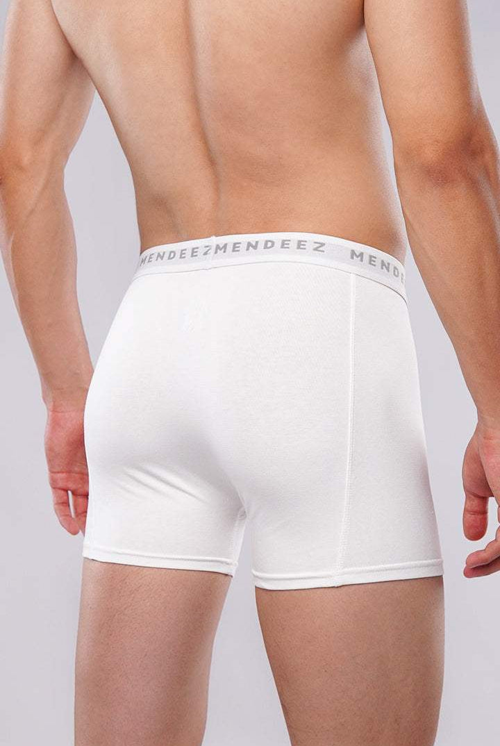 Jacquard Boxer Briefs - Pack of 3 (Black, Heather Grey, White) - Mendeez PK