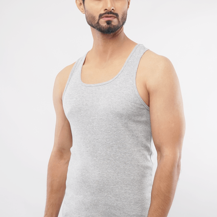 Roger Tank Top - Heather Grey - Mendeez PK
