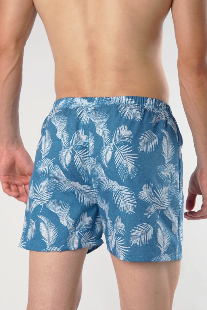 Leafy Woven Boxer Shorts - Mendeez PK