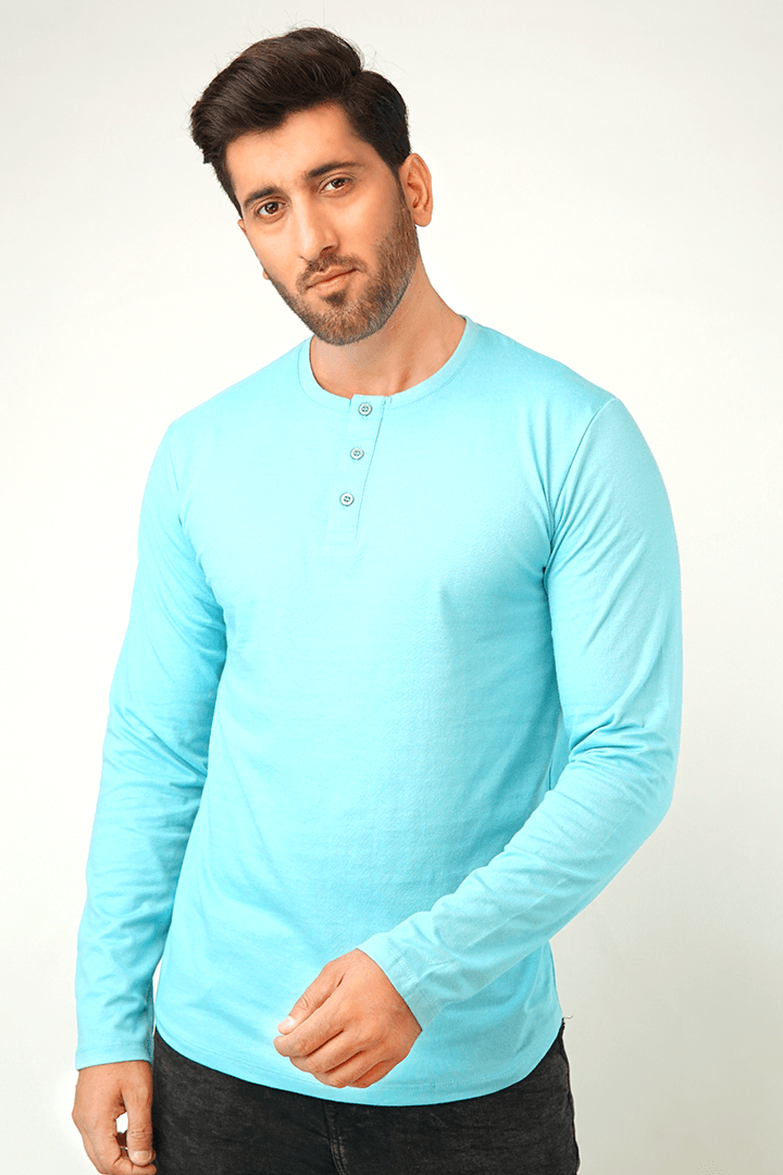 Pring Full Sleeve Henley T-Shirt - Mendeez PK