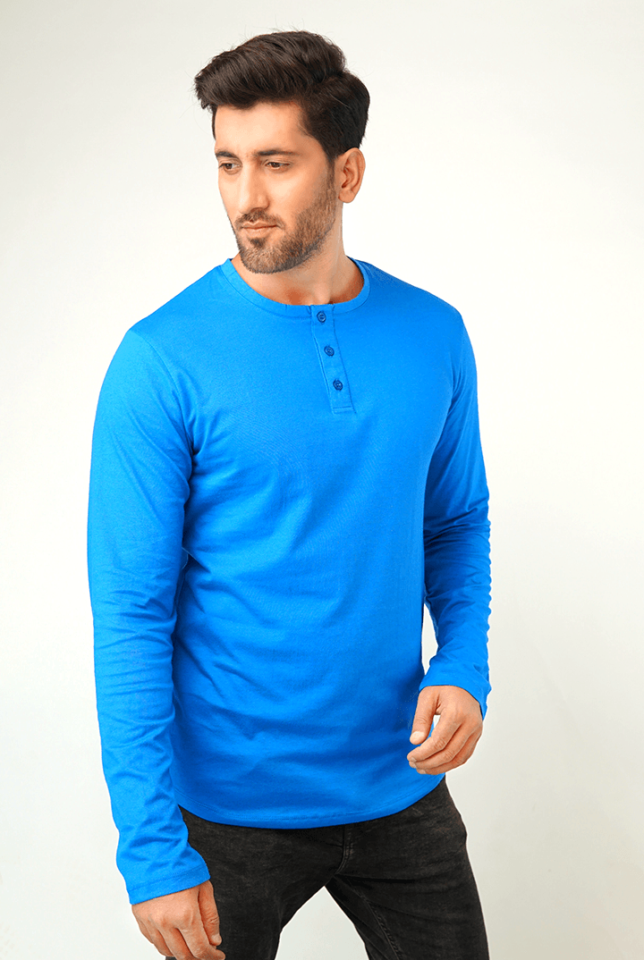 Kingly Full Sleeve Henley T-Shirt - Mendeez PK