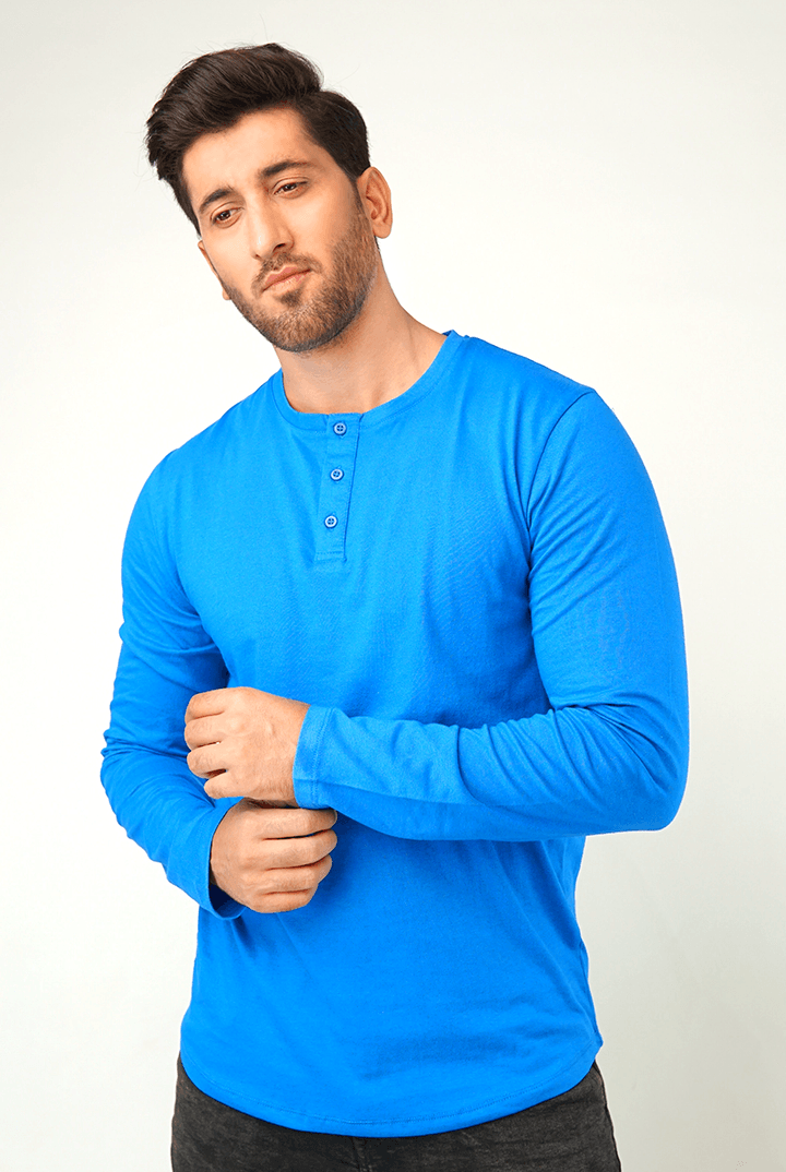 Kingly Full Sleeve Henley T-Shirt - Mendeez PK