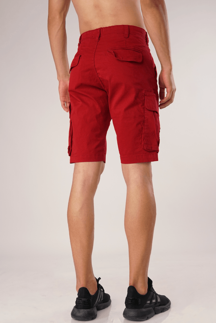 Cardinal Triple Stitched Cargo Shorts - Mendeez PK