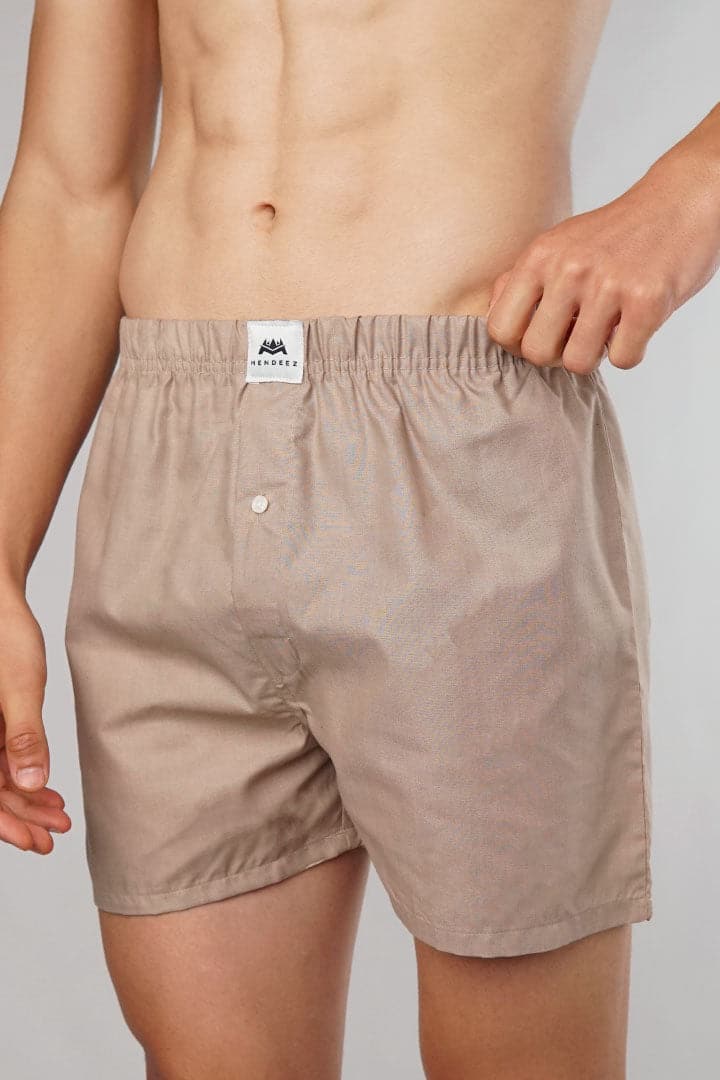 Copper Woven Boxer Shorts - Mendeez PK