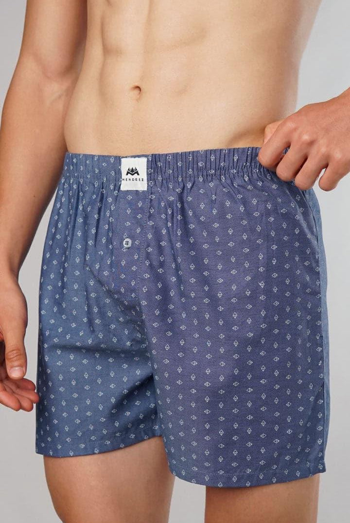 Crystal Pattern Woven Boxer Shorts - Mendeez PK