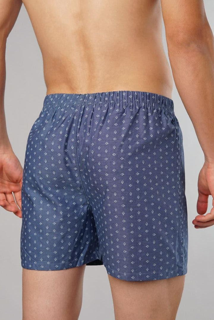 Crystal Pattern Woven Boxer Shorts - Mendeez PK