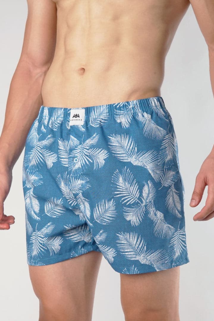 Leafy Woven Boxer Shorts - Mendeez PK