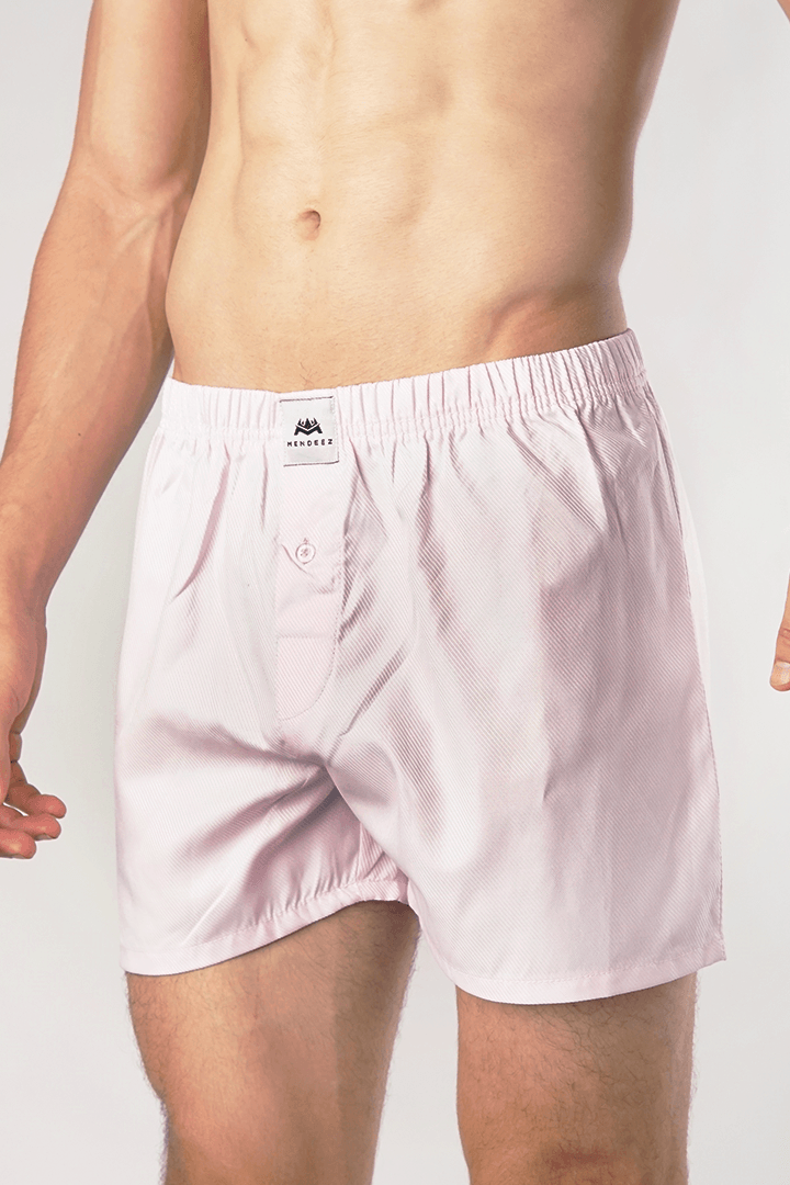 Salmon Woven Boxer Shorts - Mendeez PK