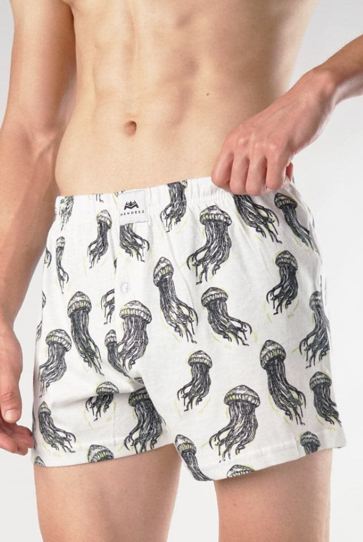 Jellyfish Jersey Boxer Shorts - Mendeez PK