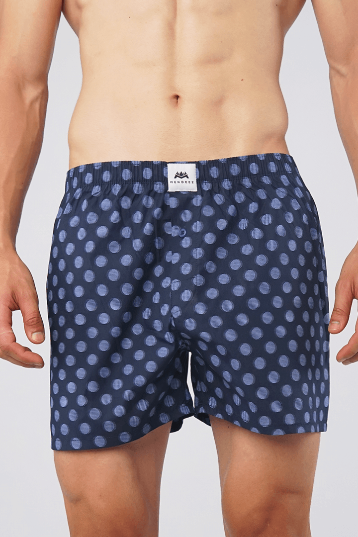 Glitchy Polka Woven Boxer Shorts - Mendeez PK