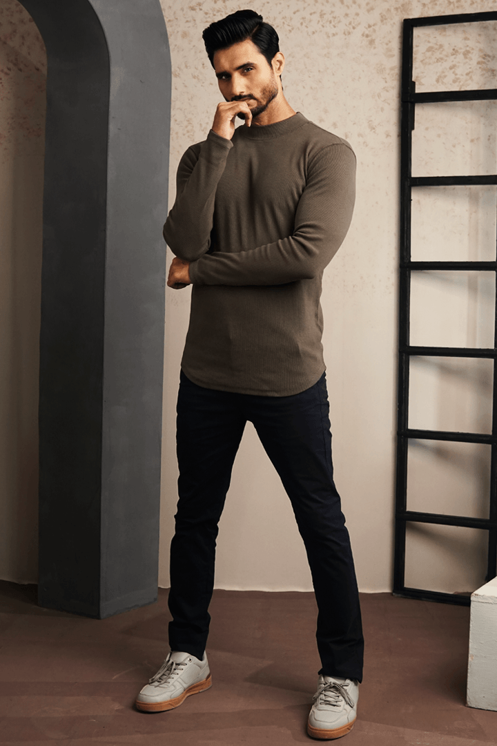 Pistache Mockneck Sweatshirt - Mendeez PK