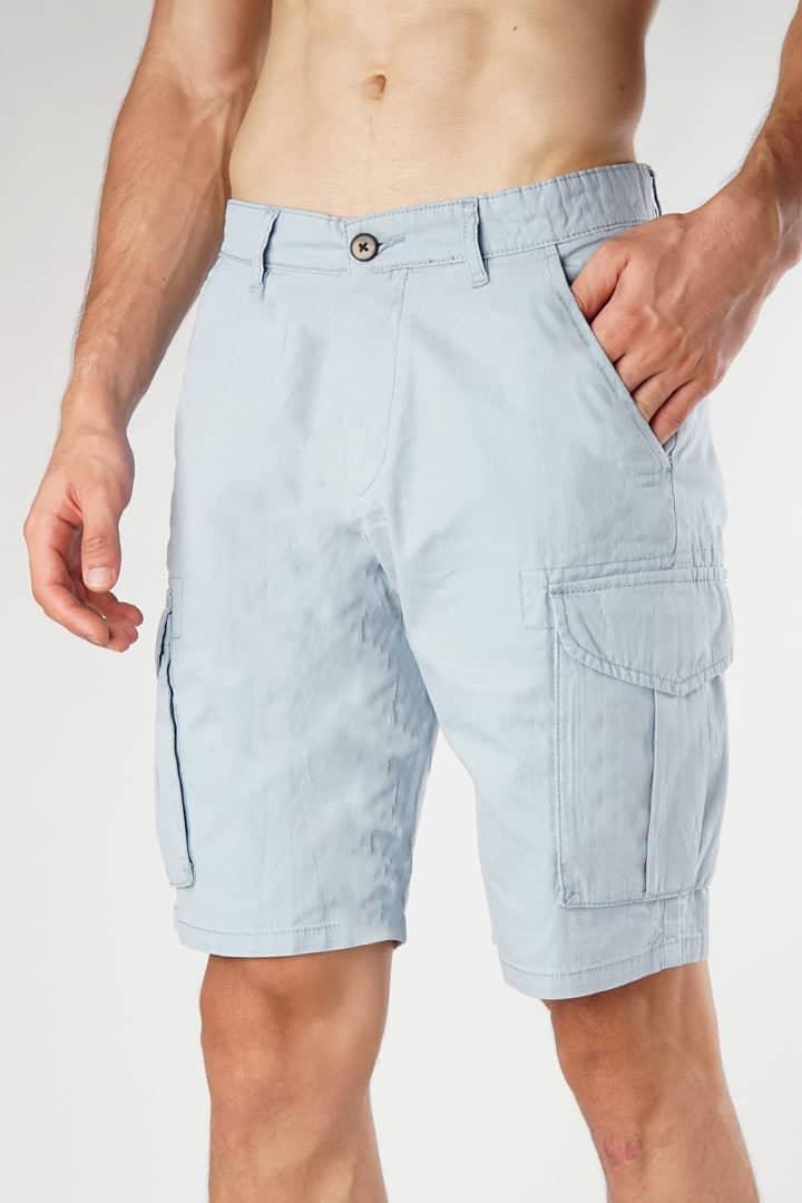 Sky Blue Cargo Shorts - Mendeez PK