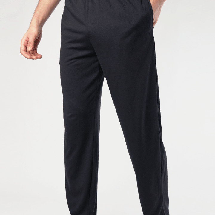 Jersey Pajama Pants - Black - Mendeez PK