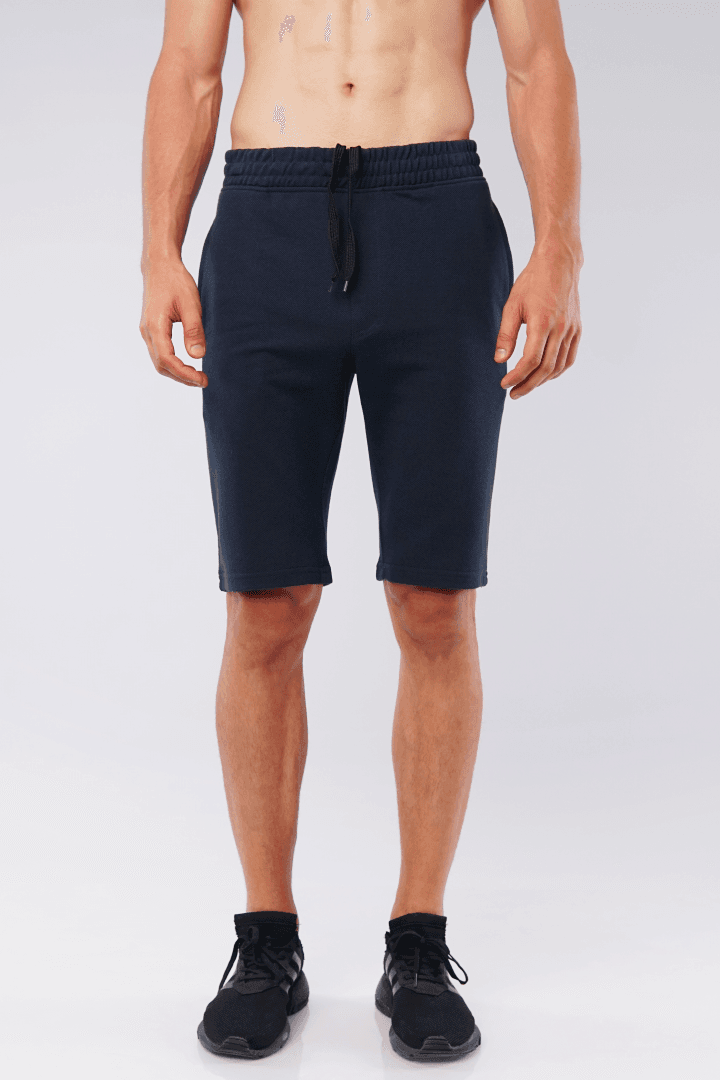 Pitch Black Pique Terry Shorts - Mendeez PK