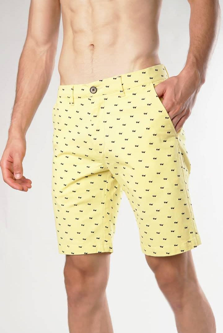 Sunglasses Pattern Casual Shorts - Mendeez PK