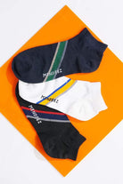 Linear Ankle Socks - Pack of 3 - Mendeez PK