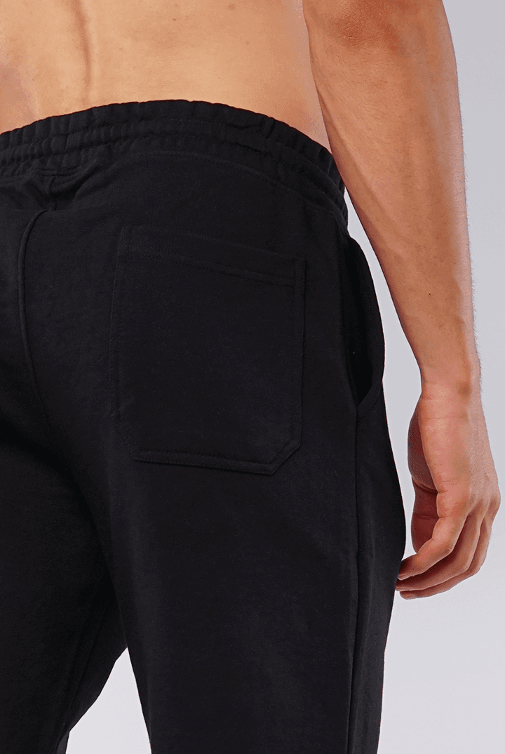 Pitch Black Terry Casual Shorts - Mendeez PK