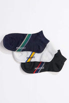 Linear Ankle Socks - Pack of 3 - Mendeez PK