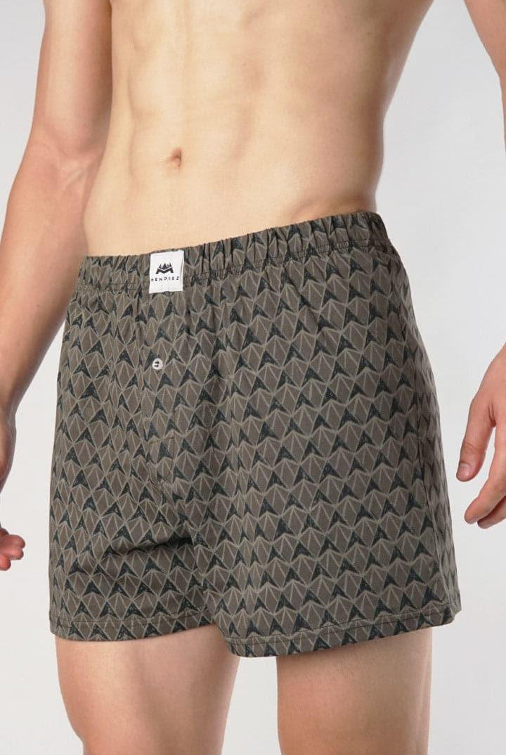 Arrow Pattern Jersey Boxer Shorts - Mendeez PK