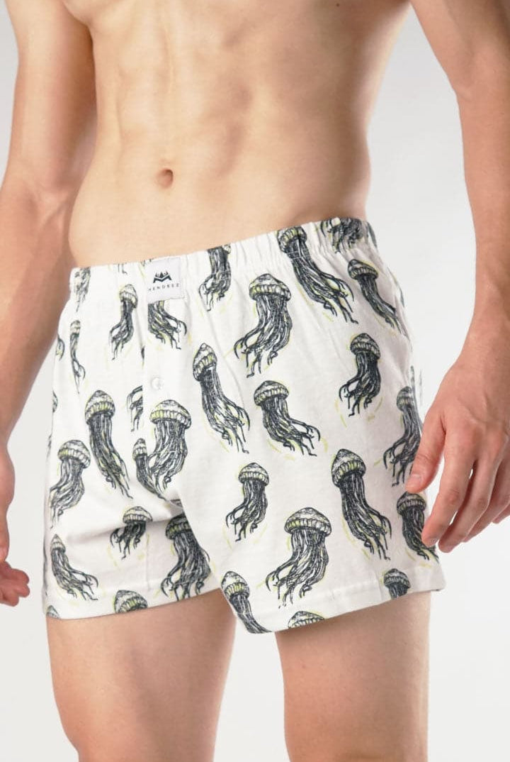 Jellyfish Jersey Boxer Shorts - Mendeez PK