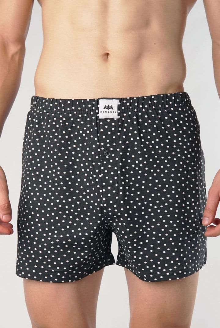 Polka Dots Jersey Boxer Shorts - Mendeez PK