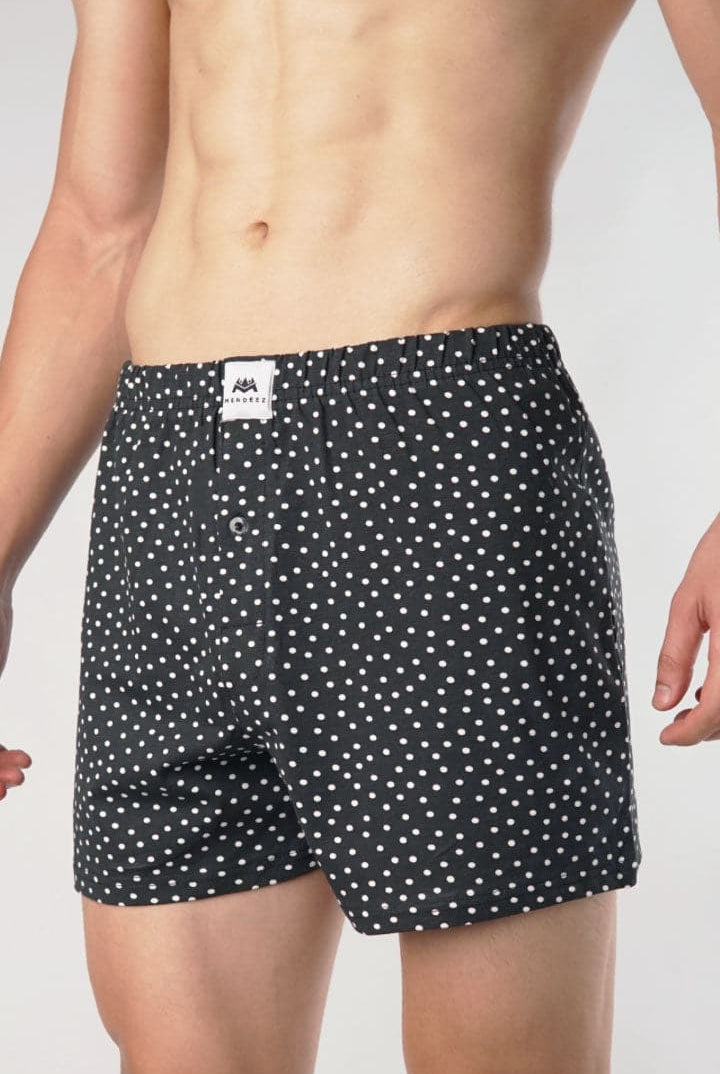 Polka Dots Jersey Boxer Shorts - Mendeez PK
