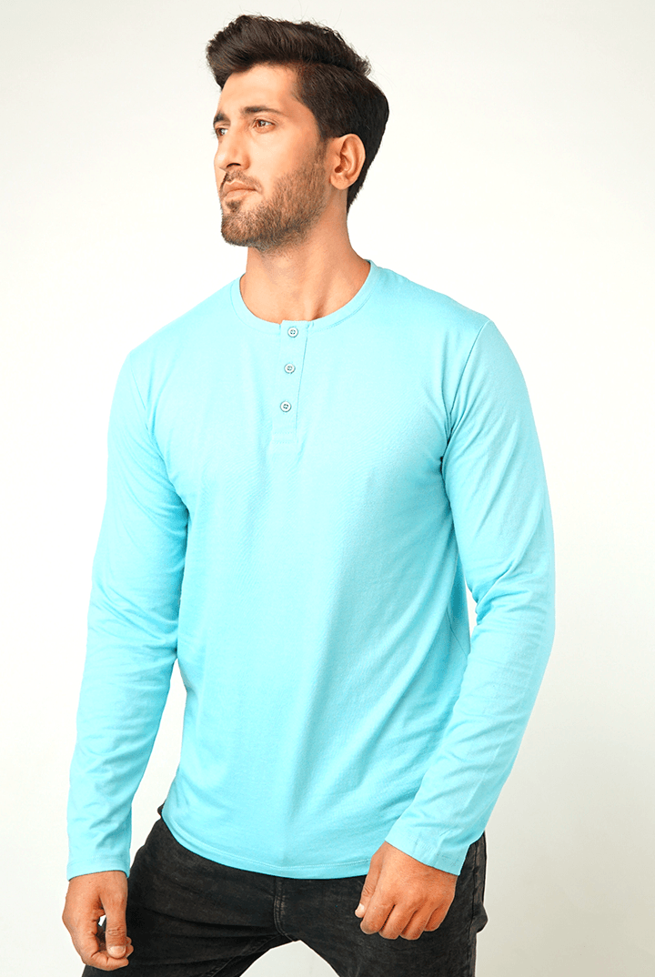 Pring Full Sleeve Henley T-Shirt - Mendeez PK