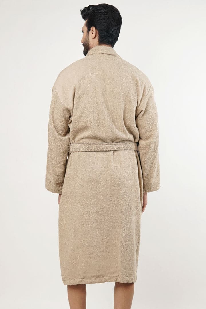 Nod Bathrobe - Beige - Mendeez PK