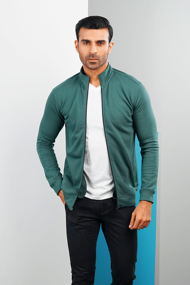 Aqua Marine Terry Jacket - Mendeez PK