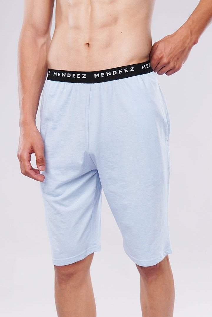 Arctic Blue Snugger Shorts-MENDEEZ-Shorts